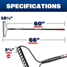 Load image into Gallery viewer, Marshalltown 16BRS 16-Tine Bow Rake Standard - Fiberglass