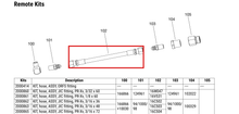 Load image into Gallery viewer, Graco 16C513 Hose,assy,ss Brd,1/4x72,ss - highlighted in parts diagram