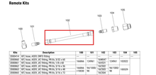 Load image into Gallery viewer, Graco 16C520 Hose,assy,ss Brd,3/8x36,ss - highlighted in parts diagram
