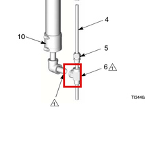 Load image into Gallery viewer, Graco 16C637 Fitting,tee,3/4npt,fxfxm,ss - highlighted in parts diagram