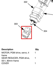 Load image into Gallery viewer, Graco 16D945 Coupling,pgm Drive,18x20mm - highlighted in parts diagram