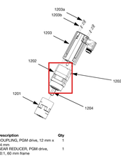 Load image into Gallery viewer, Graco 16E368 Gear Reducer,pgm Drive,50 - highlighted in parts diagram