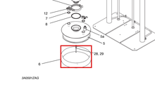 Load image into Gallery viewer, Graco 16G242 Seal, Infl Fda Neo 18.0 Id - highlighted in parts diagram