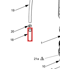 Load image into Gallery viewer, Graco 16G390 Muffler,polyethylene, 1 - highlighted in parts diagram