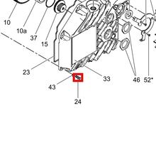 Load image into Gallery viewer, Graco 16K443 Gasket, Housing, Gear - highlighted in parts diagram