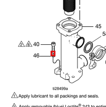 Load image into Gallery viewer, Graco 16K738 Washer,split Lock, M10 - highlighted in parts diagram