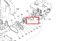 Load image into Gallery viewer, Graco 16M082 Bracket,clutch,anti-rotation - highlighted in parts diagram