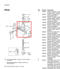 Load image into Gallery viewer, Graco 16M404 Block,manifold 4 Inj Npt Sst - highlighted in parts diagram