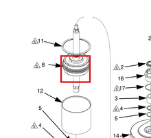 Load image into Gallery viewer, Graco 16N496 Kit,piston Rod, Repair - highlighted in parts diagram