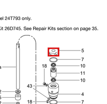 Load image into Gallery viewer, Graco 16N751 Nut, Packing - highlighted in parts diagram