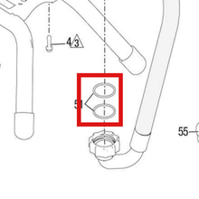 Load image into Gallery viewer, Graco 16N901 O-RING  #25  FX75 - item 51 highlighted in the Graco 3A9095EN-D parts diagram