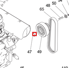 Load image into Gallery viewer, Graco 16P716 Spacer,clutch,16 Hp,grindlazer - highlighted in parts diagram