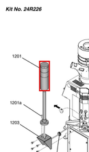 Load image into Gallery viewer, Graco 16T102 Light,Tower,Red-Grn,Molex - highlighted in parts diagram
