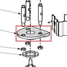Load image into Gallery viewer, Graco 16U426 ADAPTER, 100CC PUMP LOWER - item 3 highlighted in the Graco 312794EN-M parts diagram