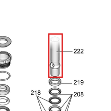 Load image into Gallery viewer, Graco 16X439 Graco Pump Rod - item 222 highlighted in the Graco 332922EN-E parts diagram