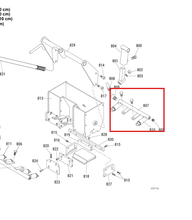 Load image into Gallery viewer, Graco 16Y371 Tube,burner Front,4"-4"-4" - highlighted in parts diagram