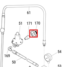 Load image into Gallery viewer, Graco 16Y506 Connector, Gas Tank, Cn - highlighted in parts diagram