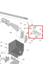 Load image into Gallery viewer, Graco 16Y715 Tube, Burner Front, 7" - highlighted in parts diagram