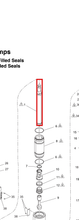 Load image into Gallery viewer, Graco 16Y958 Rod,displacement,chromex,11cm - highlighted in parts diagram