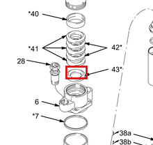 Load image into Gallery viewer, Graco 171209 Gland Male PKG - highlighted in parts diagram
