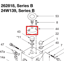 Load image into Gallery viewer, Graco 171416 Plug, Stop - highlighted in parts diagram