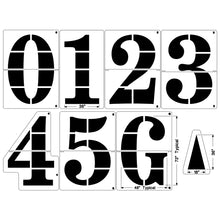 Load image into Gallery viewer, NewStripe 10001724 NCAA Football Field Number Stencil Kit 72"