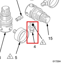 Load image into Gallery viewer, Graco 172682 ADAPTER, HOSE - item 4 highlighted in the Graco 308791EN-E parts diagram