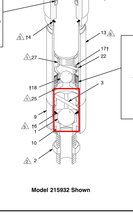 Load image into Gallery viewer, Graco 176642 Stud, Piston - highlighted in parts diagram