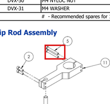 Load image into Gallery viewer, Binks 177066 M6 x 50 SOCKET HD CAPSCREW -- Ref 5, DRX Ram Outfit Manual 77-3237 - English [ English ]