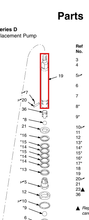 Load image into Gallery viewer, Graco 178895 Rod, Displacement - highlighted in parts diagram