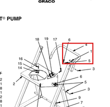 Load image into Gallery viewer, Graco 179766 Handle  Cart - highlighted in parts diagram
