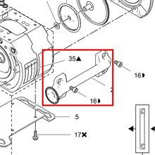 Load image into Gallery viewer, Graco 17C116 MANIFOLD, FLUID, BSP, 350CC - item 2 highlighted in the Graco 333015EN-P parts diagram