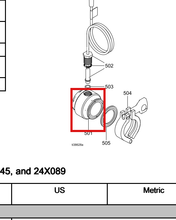 Load image into Gallery viewer, Graco 17D233 Manifold, 1.5 Sanitary, Transducer - highlighted in parts diagram