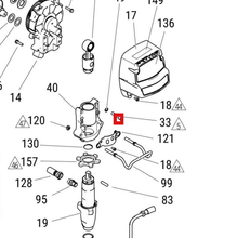 Load image into Gallery viewer, Graco 17E933 Series Label GMAX - highlighted in parts diagram