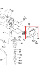 Load image into Gallery viewer, Graco 17E957 RentalPro 230 Front Top Label - highlighted in parts diagram