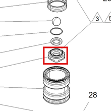Load image into Gallery viewer, Graco 17G223 VALVE,PISTON,680 - item 6 highlighted in the Graco 3A3109EN parts diagram
