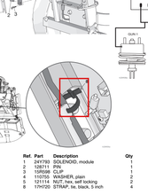 Load image into Gallery viewer, Graco 17H720 - 5 in. Tie Strap - highlighted in parts diagram