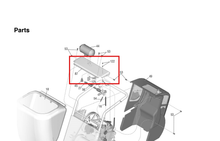 Load image into Gallery viewer, Graco 17J682 Cover,top,painted - highlighted in parts diagram