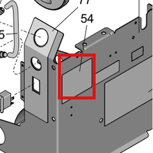 Load image into Gallery viewer, Graco 17J928 LABLE, INSTRUCTIONS, RTX 1400 - item 54 highlighted in the Graco 3A3258EN parts diagram