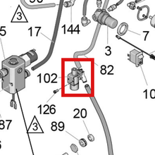 Load image into Gallery viewer, Graco 17K597 Solenoid Valve Kit for TexSpray RTX 5000pi/5500pi - item 102 highlighted in the Graco 3A3265EN-E parts diagram