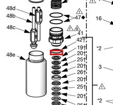 Load image into Gallery viewer, Graco 17K753 Lip Seal Kit for Sealed 4-Ball Lowers - highlighted in parts diagram