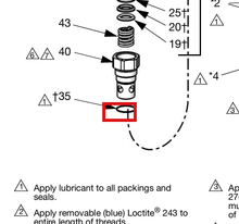 Load image into Gallery viewer, Graco 17K758 Complete Pump Repair Kit for 750 cc Sealed 4-Ball Lowers - highlighted in parts diagram