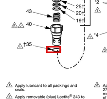 Load image into Gallery viewer, Graco 17K760 Complete Pump Repair Kit for 1000 cc Sealed 4-Ball Lowers - highlighted in parts diagram