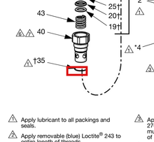 Load image into Gallery viewer, Graco 17K764 Complete Pump Repair Kit for 2000 cc Sealed 4-Ball Lowers - highlighted in parts diagram
