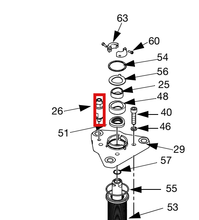 Load image into Gallery viewer, Graco 17K765 Complete Pump Repair Kit for 2000 cc Open Wet Cup Lowers - highlighted in parts diagram