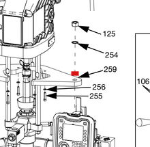 Load image into Gallery viewer, Graco 17L703 Bracket,shelf,d60,3400/6500,paint - highlighted in parts diagram