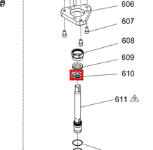Load image into Gallery viewer, Graco 17L995 Throat Seal - highlighted in parts diagram