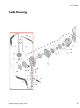 Load image into Gallery viewer, Graco 17M875 Suction Hose (includes 33, 136) - highlighted in parts diagram