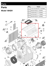 Load image into Gallery viewer, Graco 17N441 Cover, Top, Hvlp, Standard Series - highlighted in parts diagram