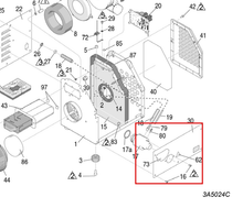 Load image into Gallery viewer, Graco 17N477 Cover, Front, Hvlp, Pro Contractor - highlighted in parts diagram